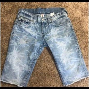 True religion Denim Cutoff Jean Shorts